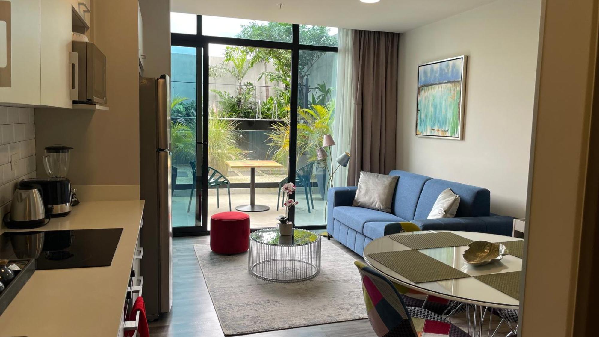 Cozy Apartment With Terrace, Sj Cosmopolitan Tower #402 San José Esterno foto